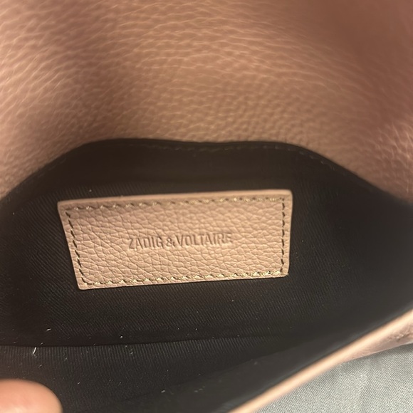 Zadig and Voltaire textured leather convertible wallet / crossbody bag - Picture 5 of 7